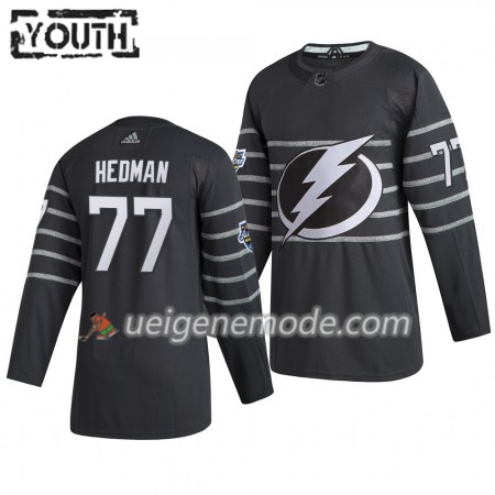 Kinder Tampa Bay Lightning Trikot Victor Hedman 77 Grau Adidas 2020 NHL All-Star Authentic